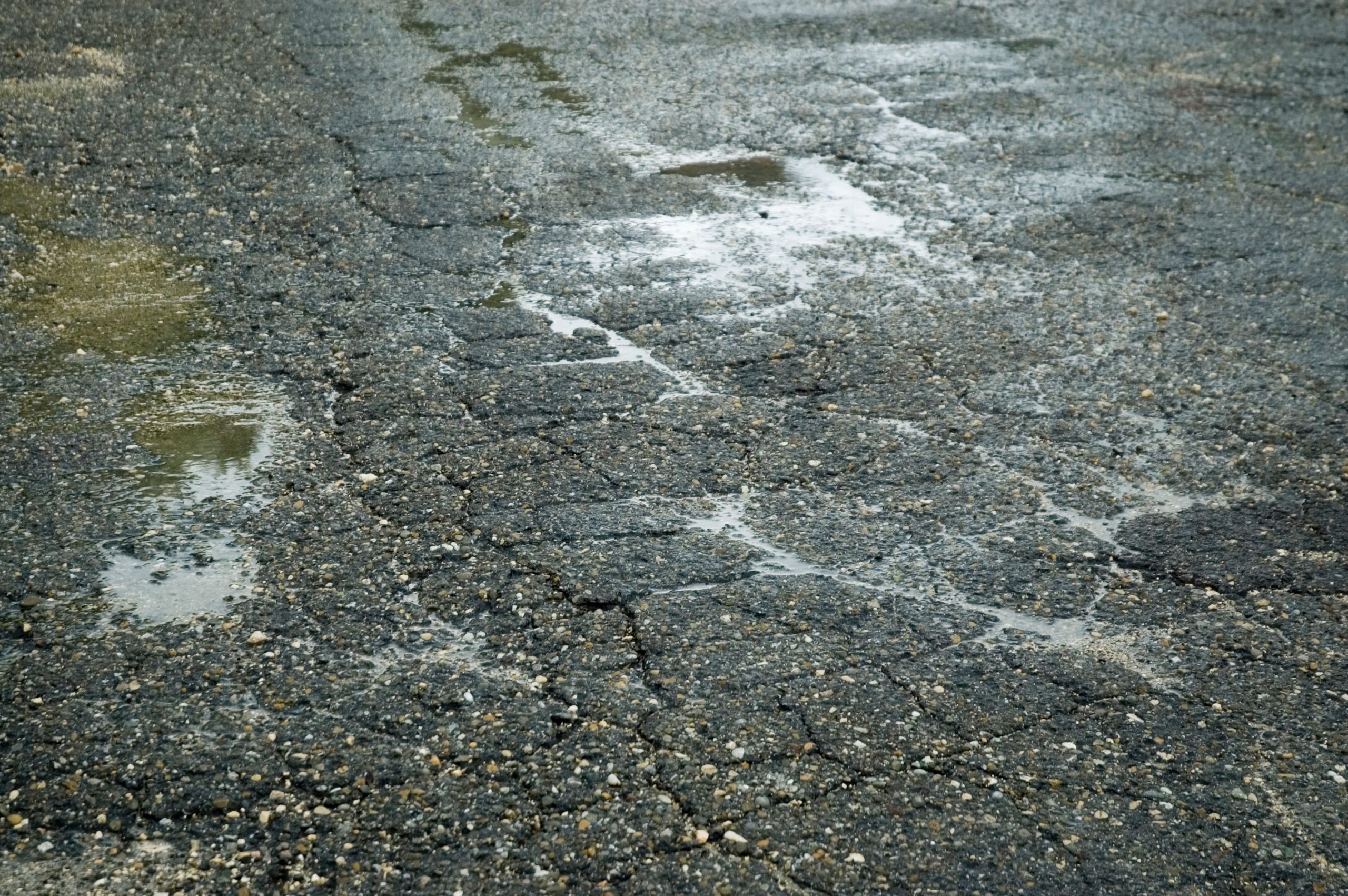 When you see pooling spots, it means that it is time for sealcoating.